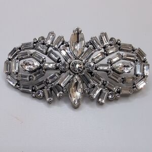 RARE "Celestial Cascade" Crystal Brooch Banana Republic Dazzling Statement Piece